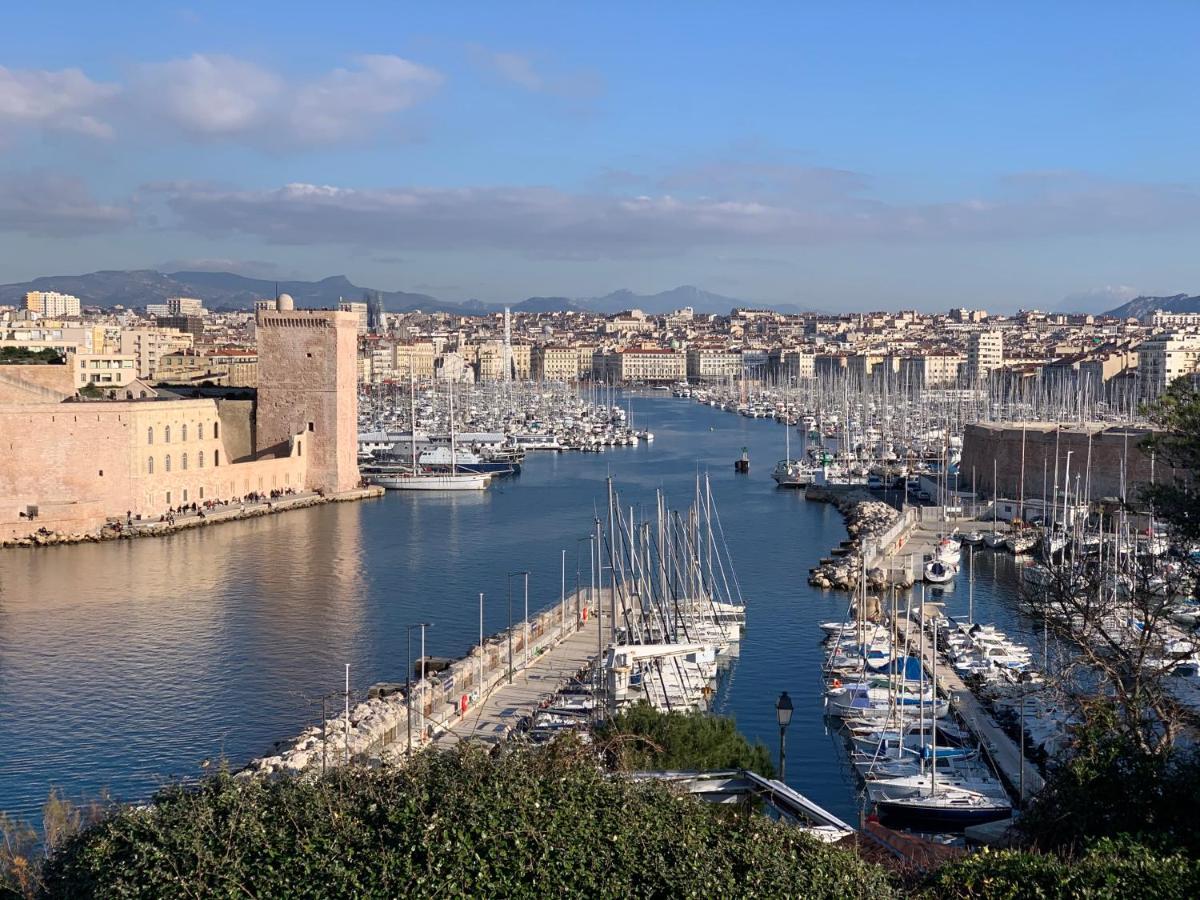 Marseille 6Eme Vauban Elegant T3 6 Couchages 2 Chambres Bagian luar foto
